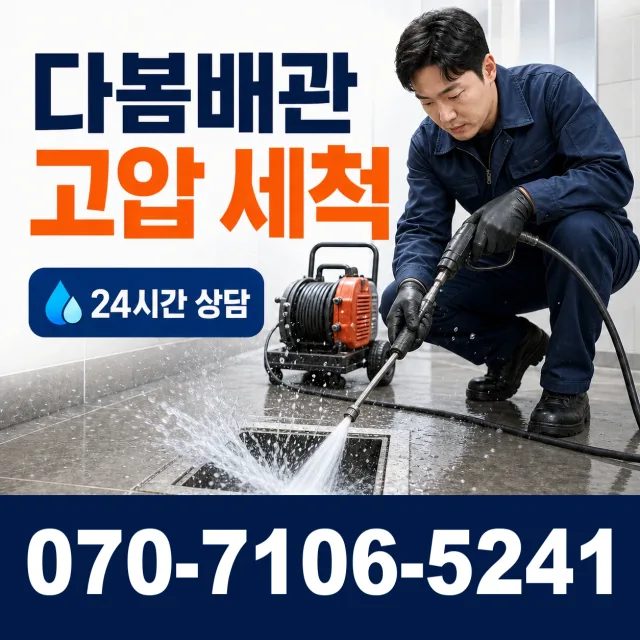 광양읍 구산리 배수구뚫기 상담 이미지 4